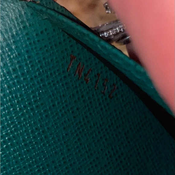 Louis Vuitton Josephine Wallet w/ Insert!!! GREEN, Dustbag, Box, MADE IN FRANCE - Picture 13 of 13